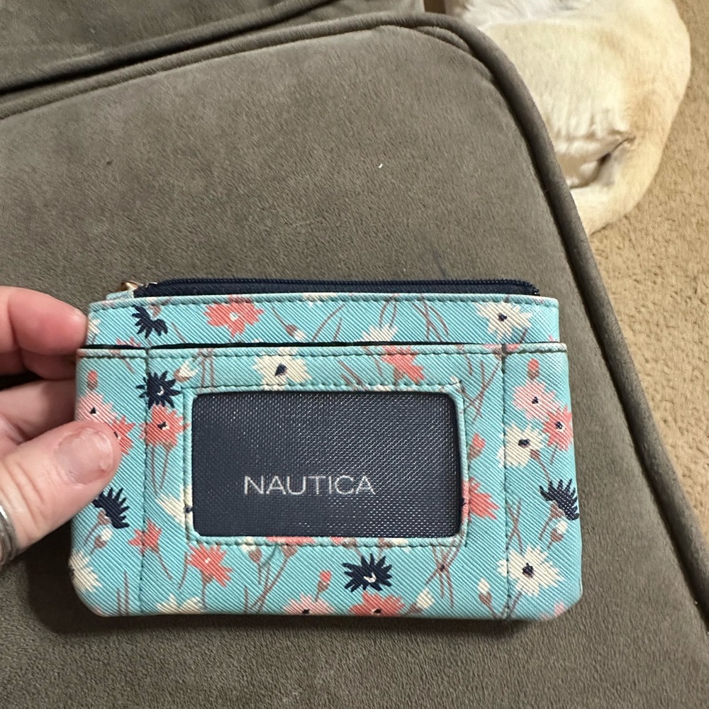 Nautica coin purse with card holders